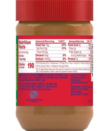 Jif Creamy Peanut Butter 454g (16oz) - Buy Online on GoSupps.com