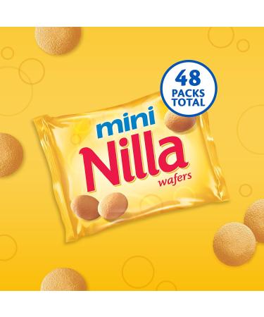 Nilla Wafers Mini Cookies - 48 Oz Total Vanilla, 4 Boxes of 12 Snack Packs - 12 Count each, Pack of 4 - Buy Online on GoSupps.com