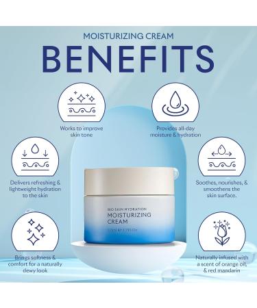 Buy SEACRET Bio Skin Hydration Face Cream - Rich Moisturizer with Dead Sea Minerals for Ultimate Nourishment & Hydration | 1.7 FL.OZ Gel-Cream - International Shipping Available - Buy Online on GoSupps.com