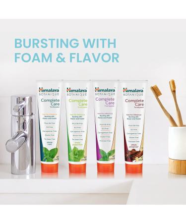 Himalaya Botanique Complete Care Toothpaste 4-Pack - Plaque Reducer for Brighter Teeth and Fresh Breath - 5.29 oz - Buy Online on GoSupps.com