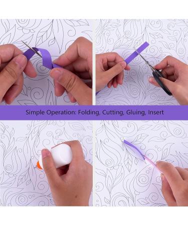 Uniquilling Paper Quilling Kit for Adults - Blooming Heart DIY Painting Kit | Quilling Tools for Home Decor - Best Gift Idea - Buy Online on GoSupps.com