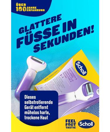 Scholl Expert Care 2-in-1 Electric Callus Remover - Smooth Silky Soft Feet - International Shipping - Buy Online on GoSupps.com