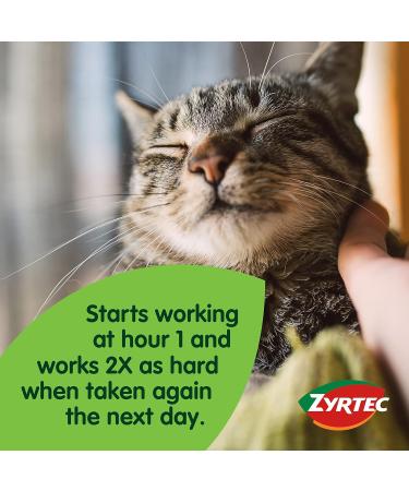 Zyrtec 24-Hour Allergy Relief Tablets 10mg - 30 ct | Cetirizine HCl Antihistamine Medicine - Buy Online on GoSupps.com