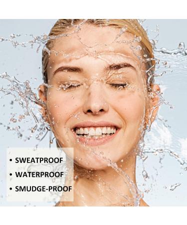 Waterproof Eyebrow Pencil Set - 5 Pcs Long Lasting Smudge Proof Eyeliner in Dark Brown - International Shipping Available - Buy Online on GoSupps.com