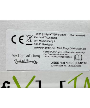  Tattoo INKgrafiX Piercing Red Fire by Lauro Paolini Tattoo Transfer Gel with Silicone - 125ml - Extraction Fluid - INKgrafiX Germany - Professional Studio - Vegan Sailor Liquid - Buy Online on GoSupps.com