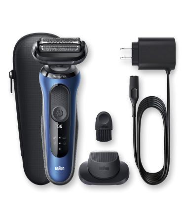 Braun Series 6 6020s SensoFlex Electric Foil Shaver with Precision Beard Trimmer - Rechargeable Wet & Dry Shaver with Travel Case - Buy Online on GoSupps.com