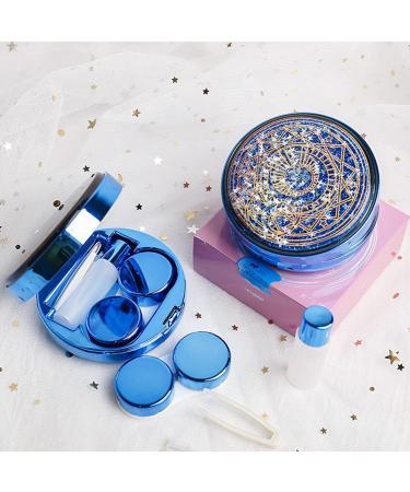 Travel Contact Lens Cases with Mirror Magical Girl Durable Compact Portable Soak Storage Kit Protect Your Eyes Home Case Easy Carry Mini Box Tweezers Solution Bottle Lens Container Blue - Buy Online on GoSupps.com