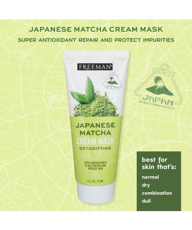 Freeman Exotic Blends Japanese Matcha Cream Face Mask - Detoxifying & Skin Repairing for Oily/Normal Skin - 6 fl. oz - Buy Online on GoSupps.com