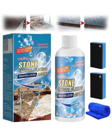 Cohbskj Stone Crystal Plating Agent Stone Stain Remover Cleaner Marble Cleaner Stain Remover Effectively Removes Oxidation and Rust Stains (1 PCS)
