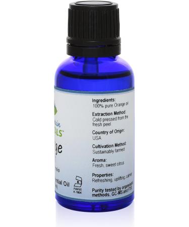 Orange Essential Oil Sweet - Full 1 oz (30 ml) Bottle - 100% Pure Natural Kosher Certified - Buy Online on GoSupps.com