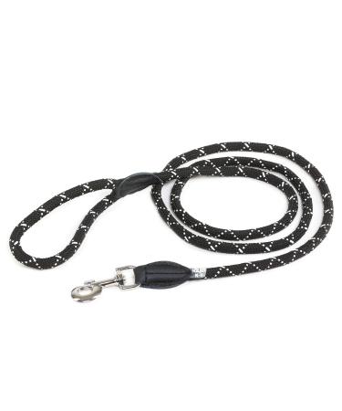 Julius-K9 20200-IDC IDC lead leash diameter of 12 mm x 2m round with Zamak carabiner black fluorescent lead leash black (fluorescent) 12 mm x 2 m - Buy Online on GoSupps.com
