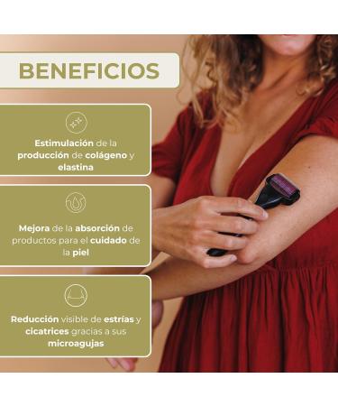 Siil Premium Body Dermaroller with 1080 Needles of 3 mm - Surgical Steel - Ideal for Rejuvenation and Skin Care - Buy Online on GoSupps.com