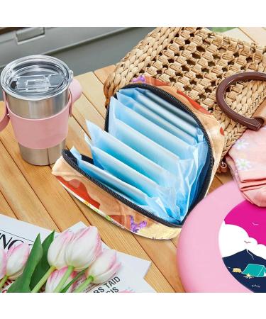 Butterfly Insects Honey Storage Bag | Portable Menstrual Cup & Pad Pocket for Teen Girls & Women - Buy Online on GoSupps.com