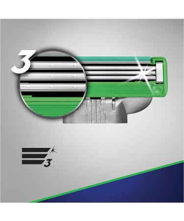 Gillette Mach3 Sensitive Razor Blades for Men - 4 Refills | Stronger-Than-Steel Blades - Buy Online on GoSupps.com