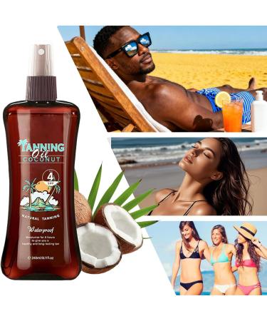 Self-Tanning Lotion | 240ml Travel Size | Long-Lasting Natural Moisturizing Body Cream - for Tanning at the Beach Pool Outdoors Holidays Resorts Summer Travel and Garden - Buy Online on GoSupps.com