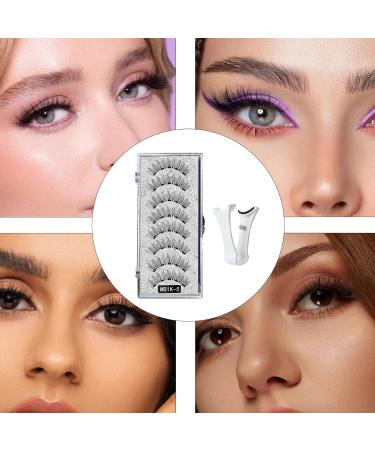 Magnetic Eyelashes with Applicator - Soft Natural Magnetic Eyelashes - 2 Pairs Reusable False Eyelashes Magnetic Lash Strips for 3D Natural Eye Makeup Easy to Wear - Buy Online on GoSupps.com