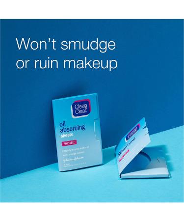 Clean & Clear Oil Absorbing Facial Sheets - 50 ct (Pack of 6) | Blotting Papers for Face & Nose | Absorbs Excess Oil & Shine Instantly - Buy Online on GoSupps.com