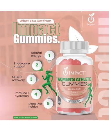 IMPACT Women Athletic Gummies & Youth Athletic Gummies - Multivitamin for Women & Kids - Buy Online on GoSupps.com