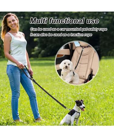 Adjustable Dog Car Seat Belt & Safety Harness - Buckling Accessory for Back Seat & Trunk - International Shipping - Buy Online on GoSupps.com