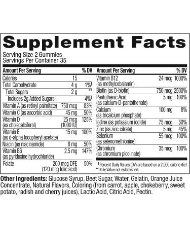 OLLY Teen Girl Multi Gummy - Healthy Skin & Immune Support - 15 Essential Vitamins including Biotin, Zinc, Calcium - Berry Melon Chewable Multivitamin - 70 Count Pack - Buy Online on GoSupps.com