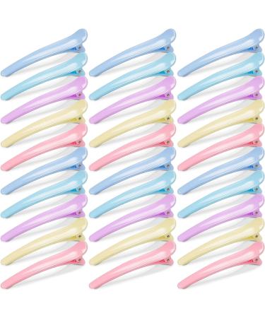 Beayuer 30pcs Non-Slip Colorful Hair Clips for Styling - Professional Plastic Duckbill Barrettes for Women, Kids, and Girls - Buy Online on GoSupps.com