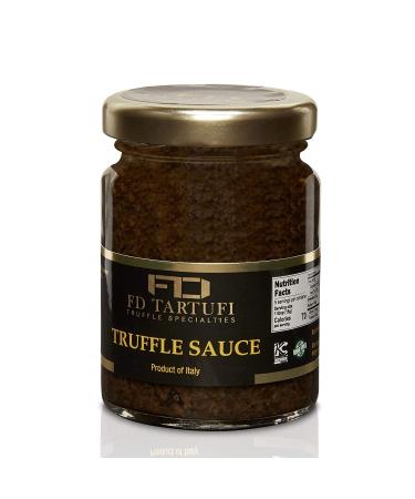 FD TARTUFI Truffle Sauce 80g - Gourmet Food Condiment Made in Italy | Non-GMO, Kosher | Tuber Aestivum, Mushrooms & Truffles - Buy Online on GoSupps.com