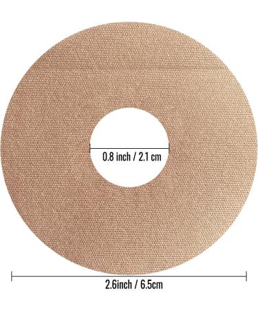 Universal Adhesive Patches for CGM & Insulin Pumps - Waterproof Breathable Skin-Friendly - 20 Pack with 0.8-Inch Hole - Long Lasting & Pre-Cut Adhesive Tape - Buy Online on GoSupps.com