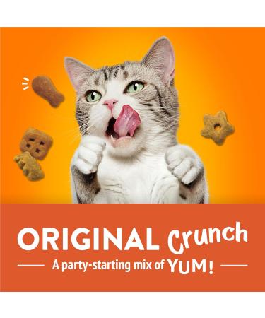 Friskies Party Mix Cat Treats Original Crunch with Real Chicken - 454 g Cannister (1 Pack) 454 g (Pack of 1) - Buy Online on GoSupps.com