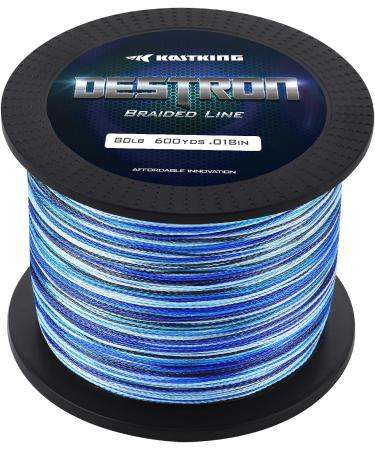 KastKing Destron Braided Fishing Line 150 yds 6lb - Ultra-Thin | Abrasion Resistant Superline with Improved Knot Strength - Buy Online on GoSupps.com