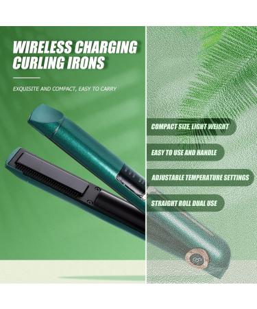 FOMIYES Travel Hair Tools Curling Iron Mini Hair Straightener Travel Size Girl Hair Straightener Dual Purpose Beard Green - Buy Online on GoSupps.com