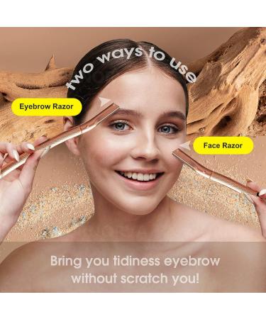 GORNORVA Eyebrow Razor for Women - 20PCS Blades, Stainless Steel, Facial Hair Removal - Buy Online on GoSupps.com
