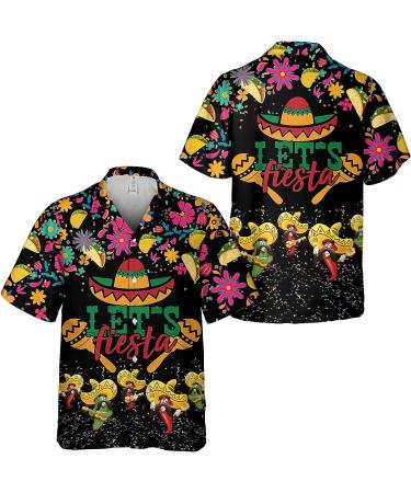 PIGO American Bigfoot Hawaiian Shirt for Men - Funny Sasquatch Button Down Short Sleeve Shirt - X-Large - Buy Online on GoSupps.com