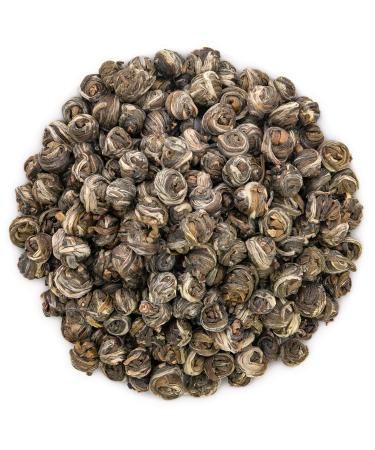 Oriarm Dragon Pearls Th vert au jasmin en vrac - Feuilles de th vert perl de jasmin chinois - Jasmine Pearls Tea 1st Grade - Sac refermable Ziplock 250g Jasmine Pearls Tea 250g