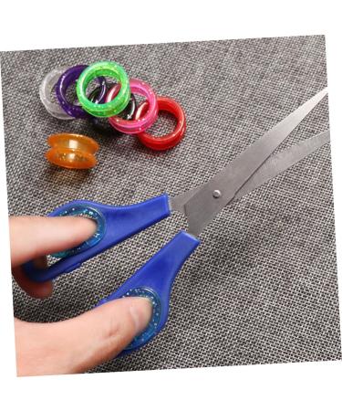 PopetPop Silicone Scissor Finger Rings - 36 Pack Multi-Color Fingernail & Thumb Inserts for Animal Scissors | Hair Protection | 2.8x2.8cm - Buy Online on GoSupps.com