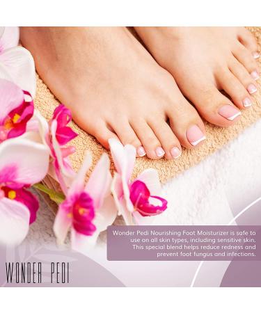 Wonder Pedi Nourishing Foot Cream with Shea Butter, Urea, and Rose Petals - 100ml Heel Moisturizer for Cracked Skin - All Skin Types - Buy Online on GoSupps.com