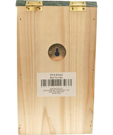 Wooden Nesting Box Wild Bird House Traditional Hinged Roof Garden Nester 1 - Buy Online on GoSupps.com