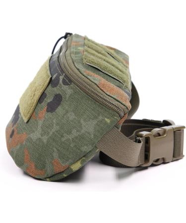 Zentauron Fussy Pocket Tactical Bag | 20x12x8 cm | High-Quality Cordura | Durable Molle Military Hip Belt Bag - Buy Online on GoSupps.com
