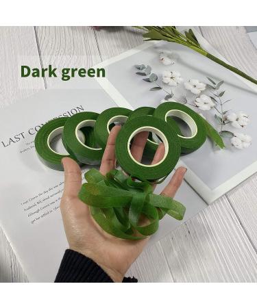 zYoung Dark Green Floral Tape - 6 Rolls for Bouquet Stem Wrap and Craft Projects - Buy Online on GoSupps.com