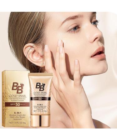 BB Cream Foundation BB Cream Tinted Moisturiser Balm BB Cream Natural Spf50+ Cover Blemishes BB Cream Light for All Skin Types (Natural Color) - Buy Online on GoSupps.com