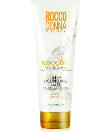 Rocco Donna Ultra Nourishing Mask  Enhances Hydration  Softness and Shining  Sulfate and Parabens Free  8 oz 8 Fl Oz (Pack of 1)