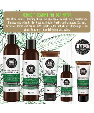 P-Beauty Naturkosmetik Lot de 2 gels nettoyants pour le visage 100 ml Nettoyage doux du visage avec huile de graines de chanvre bio & v g talien Hydratant et limine le maquillage le s bum les 180 ml (Lot de 2) - Buy Online on GoSupps.com