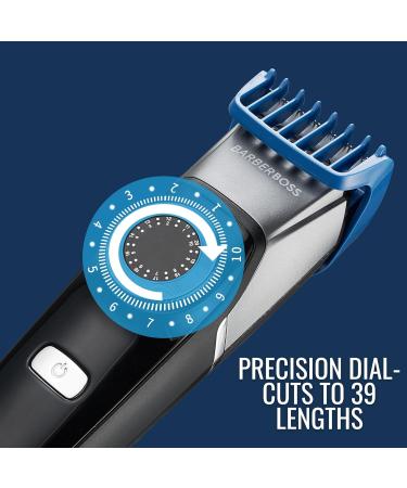 BarberBoss 3 in 1 Facial Grooming Kit Hair Clippers Men 100% Waterproof Mens Grooming Kits Hair Trimmer Men Beard Trimmer Men Hair Beard & Detail Grooming Set - Buy Online on GoSupps.com