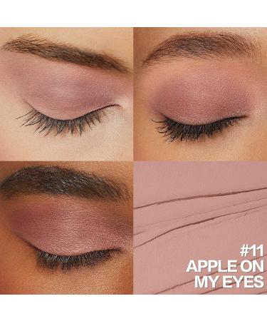 FOCALLURE No Crease Eyeshadow Stick - Matte & Shimmer Eye Shadow Pencil with Smudge-proof Formula - Waterproof Creamy Eye Shadow Stick with Built-in Smudger - APPLE ON MY EYES - Buy Online on GoSupps.com