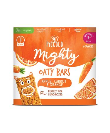 Piccolo Organic Oaty Bars Carrot & Orange 1 Year Plus Toddler Snack 120 g