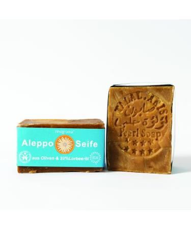 Savon du Midi Organic soap in Alepo 32% + Laurel 165g.