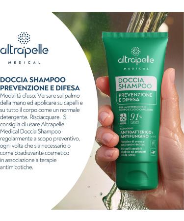 ALTRAPELLE Shampoo 91 natural shampoo with MICOXID shampoo with sage and aloe extract for face body and hair - Buy Online on GoSupps.com
