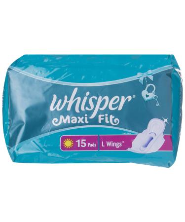 Whisper Maxi Fit Sanitary Pads - Large Wings