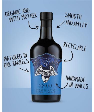 Jones Trust Your Gut Organic Apple Cider Vinegar Made With The Mother (500ml) - Buy Online on GoSupps.com