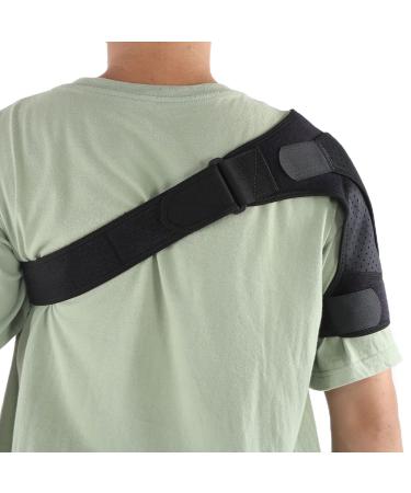Shoulder Brace Compression Support - Pain Relief for Men & Women | Single Strap Protector - Buy Online on GoSupps.com