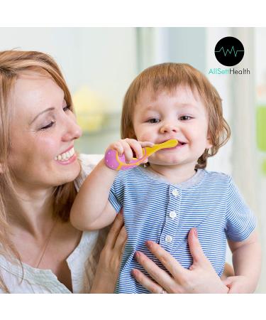 6 Pack - Baby Toothbrush  0-2 Years  Soft Bristles  BPA Free | Toddler Toothbrush  Infant Toothbrush  Training Toothbrush  Includes Free Toothbrush Holder - Buy Online on GoSupps.com